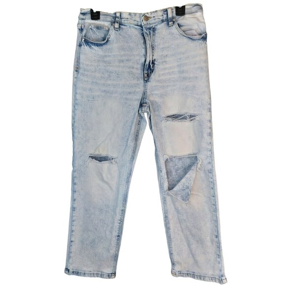 Celebrity Pink Womens Distressed Light Wash Jeans Size 13/31 Cotton/Spandex - Picture 1 of 8